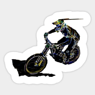 mtb downhill Sticker